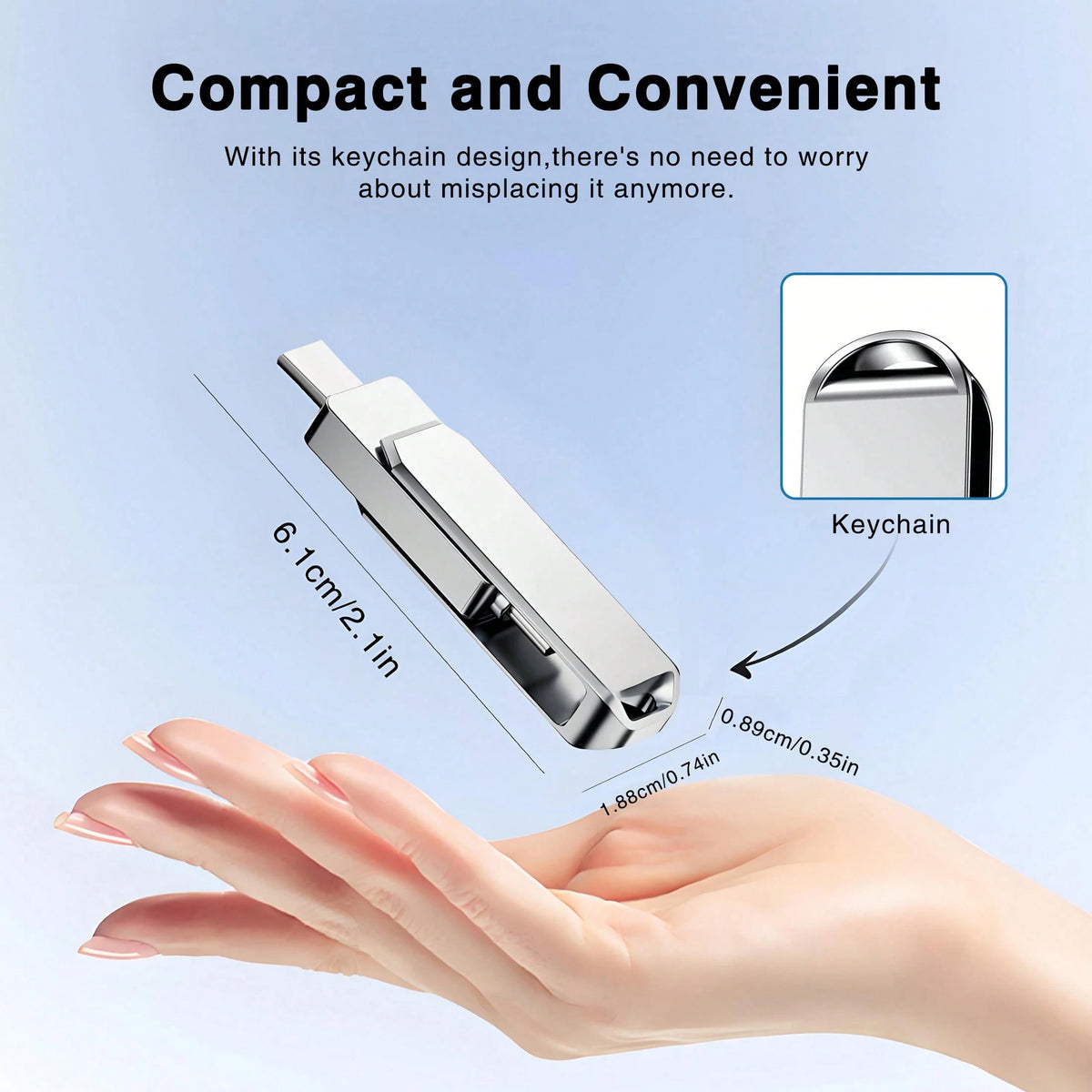 1T Large-Capacity 4-In-1 Mobile Phone USB Flash Drive, Portable External Photo Memory Stick. Compatible With All Mainstream Phones, Tablets And Desktops, Supports Fast File & Photo Transfer For Androi