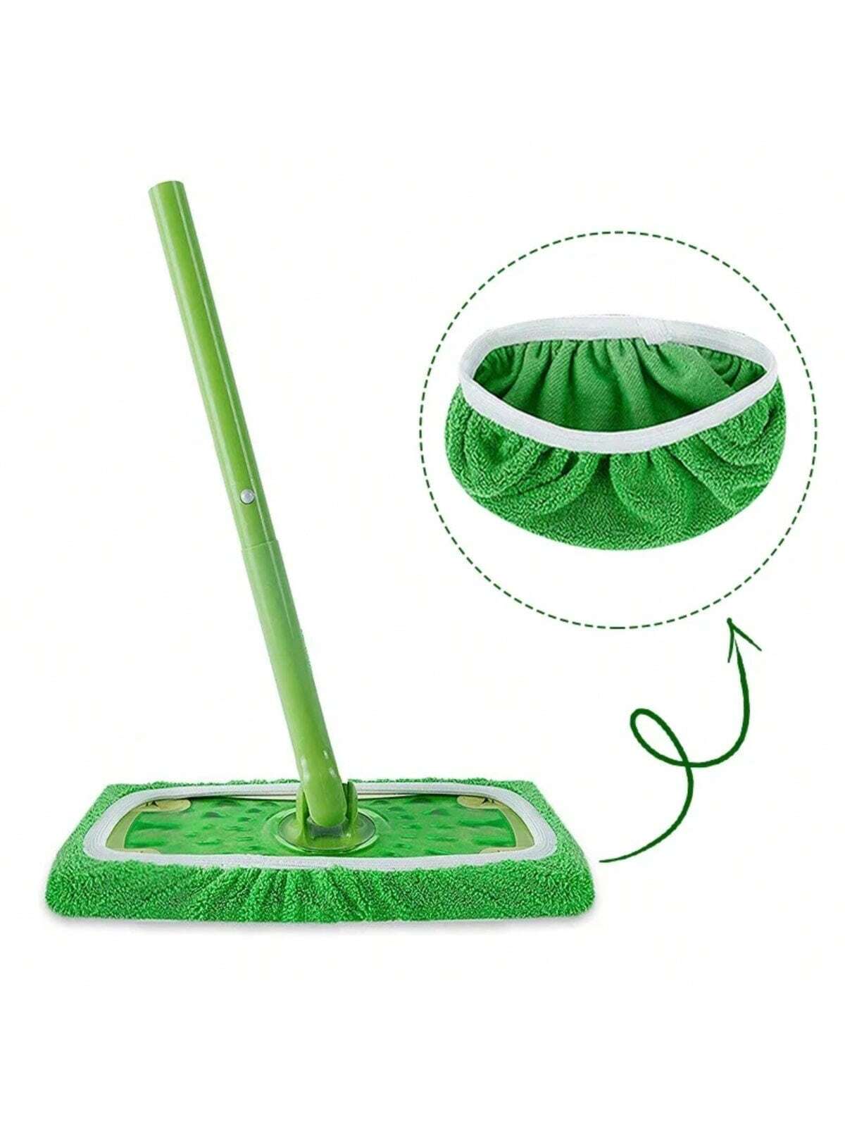 2/4/6/8pcs Microfiber Cleaning Mop Replacement Pad, Flat Mop Replacement Cloth Cover Mop, Compatible With Sweepers, Flat Floor Mop, Washable And Durable Replacement Mop, Household Wet And Dry Spin Mop