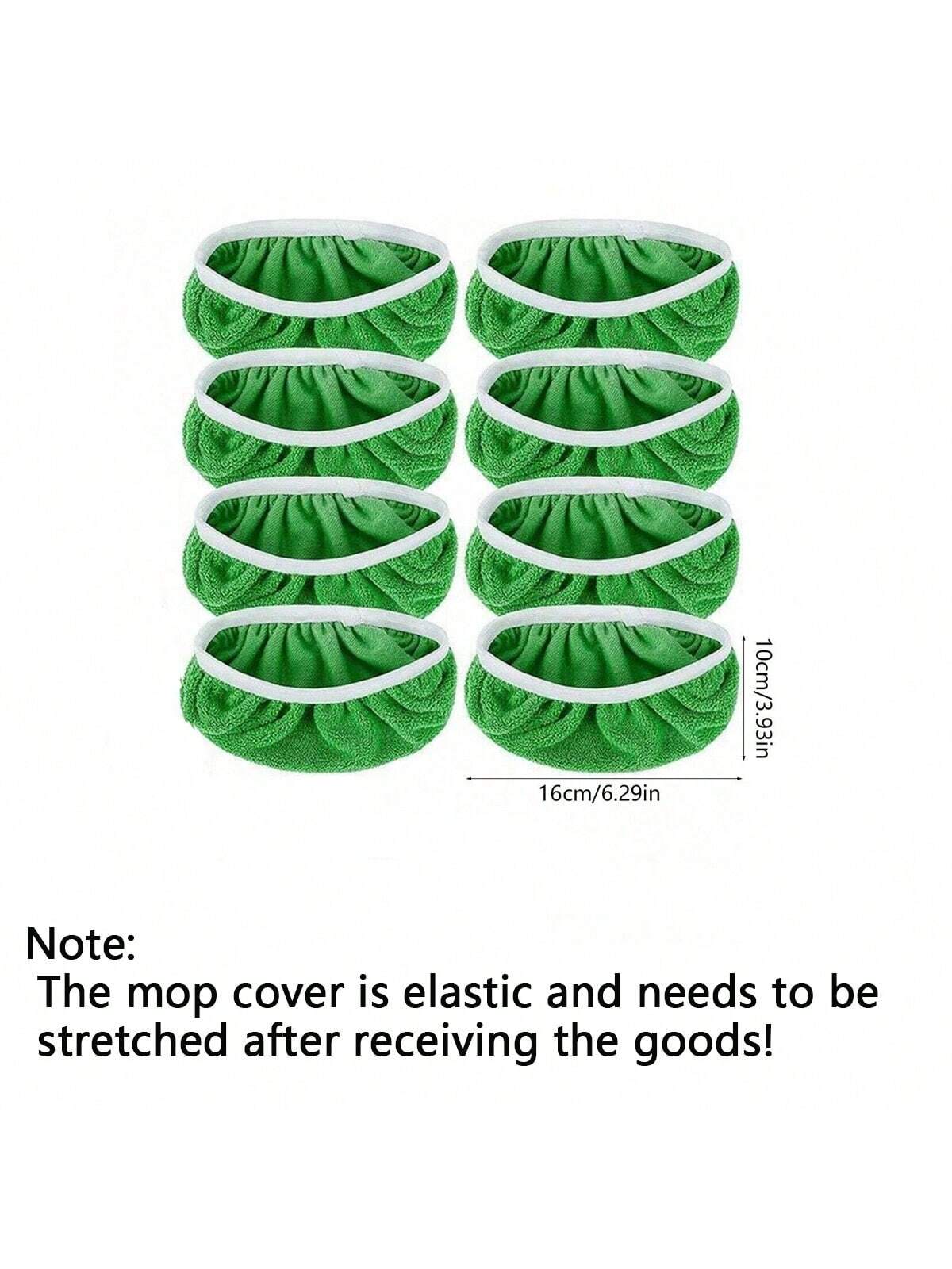 2/4/6/8pcs Microfiber Cleaning Mop Replacement Pad, Flat Mop Replacement Cloth Cover Mop, Compatible With Sweepers, Flat Floor Mop, Washable And Durable Replacement Mop, Household Wet And Dry Spin Mop