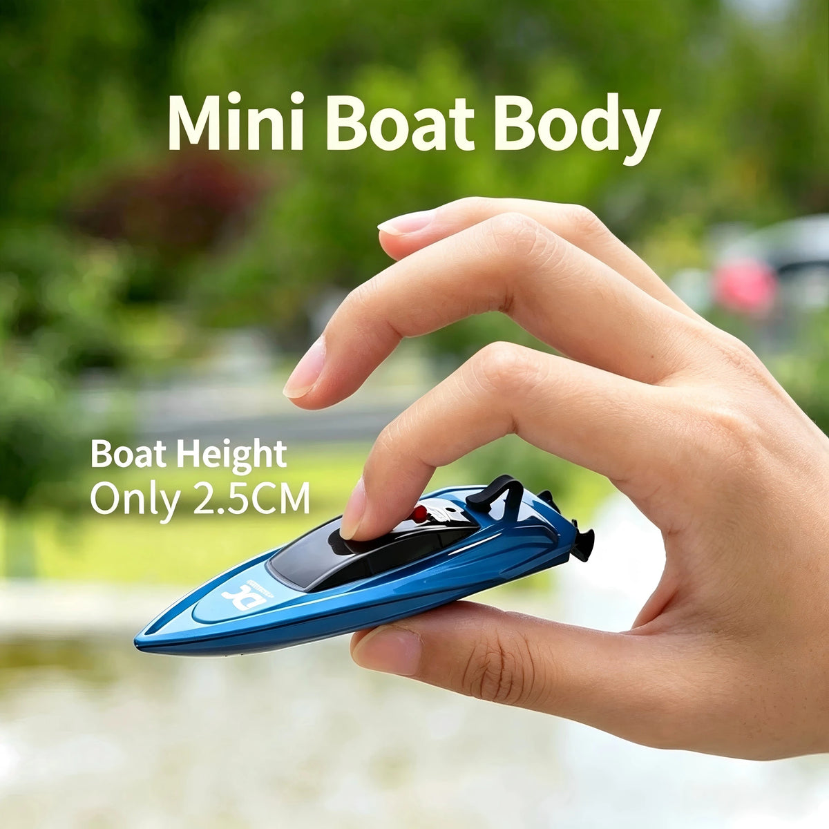 2.4G Remote Control Racing Boat, 4-Channel Mini RC High-Speed Boat With LED Lights, Electric Water Toy, Ideal For Summer Pool Fun, Parent-Child Interaction, Outdoor Water Play, Party Decor, And Childr
