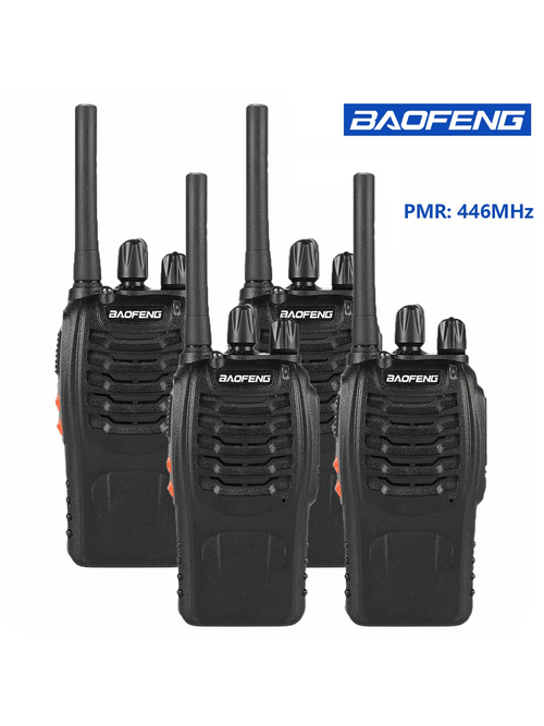 2/4pcs Baofeng TH-888S PMR Handheld Two-Way Radio For Adults, Portable Walkie Talkie For Hiking, Cycling, Camping