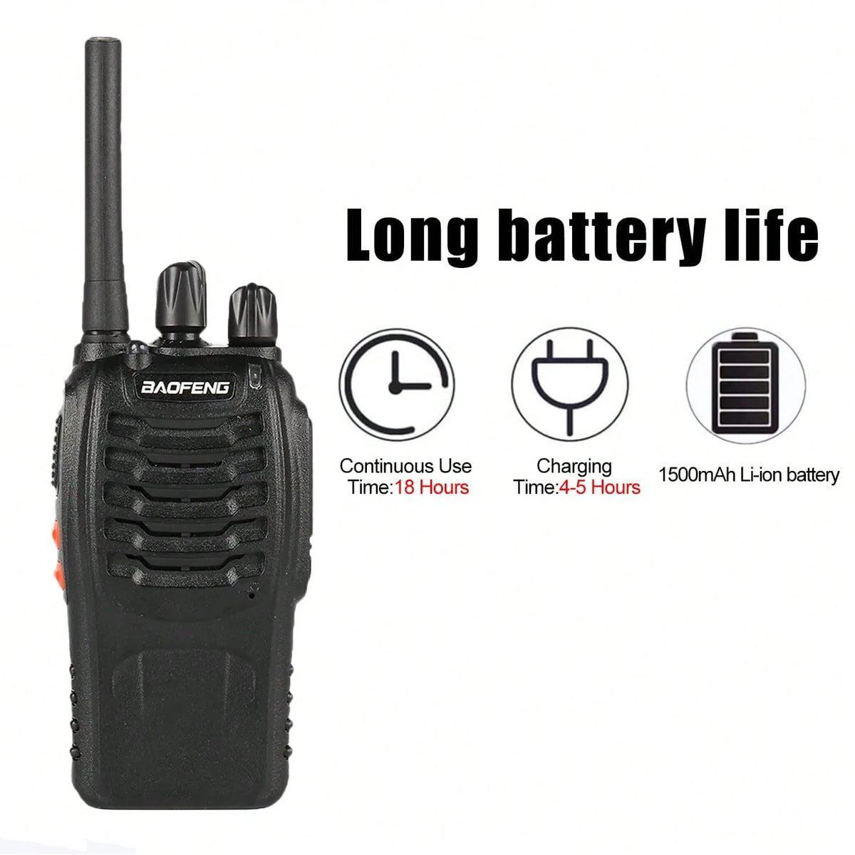 2/4pcs Baofeng TH-888S PMR Handheld Two-Way Radio For Adults, Portable Walkie Talkie For Hiking, Cycling, Camping