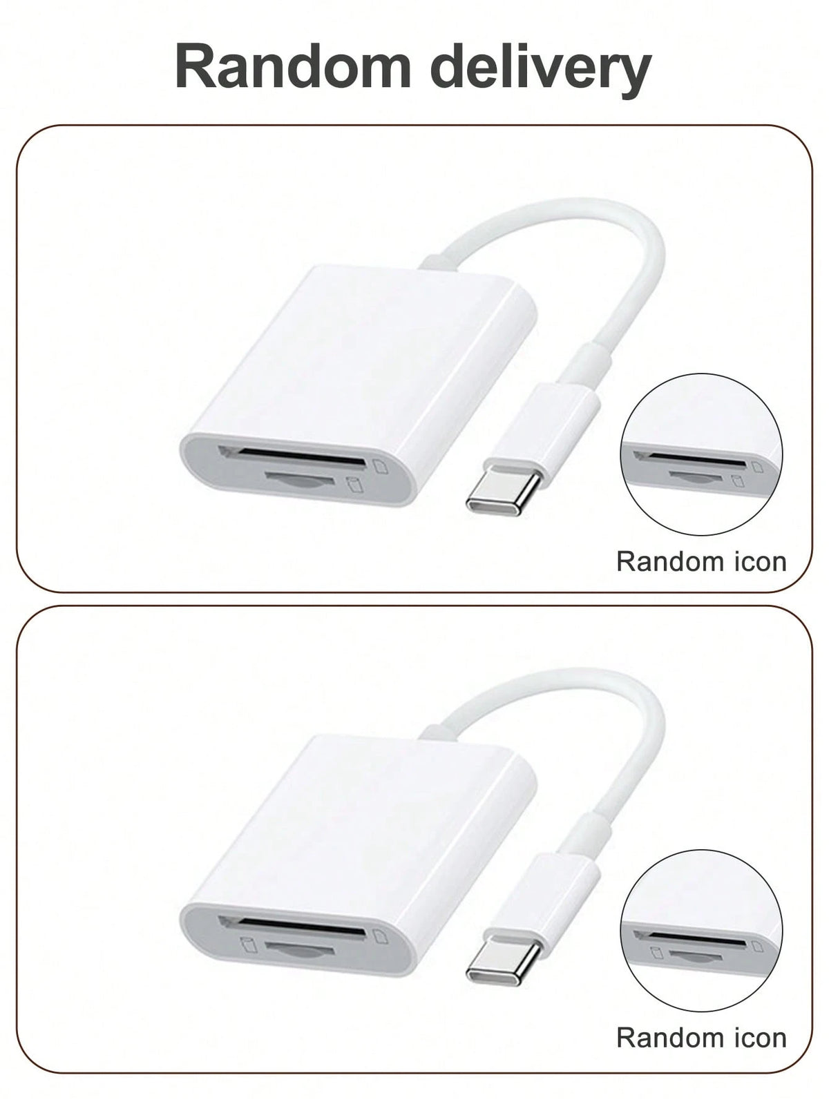 2-In-1 USB-C To SD/Micro SD Card Reader, Type-C To SD Card Reader Adapter, Compatible With Type-C Devices. Supports Compact Flash/CF/SD/MicroSD Cards, Suitable For Tablets, Laptops And Other USB-C Dev
