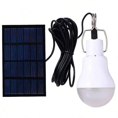 2 Pack ABZXT Solar Powered LED Light Bulbs With Remote Control, 350LM Portable Solar Panel Lighting, Flash Strobe Emergency Lamp For Camping Tent Night Fishing Power Outage Emergency Backup Lights