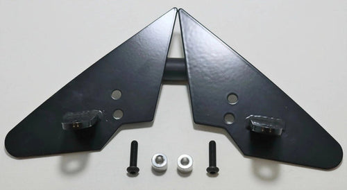 Crawford powder-coated mirror light pod mounting brackets for 2017-2023 Subaru Impreza