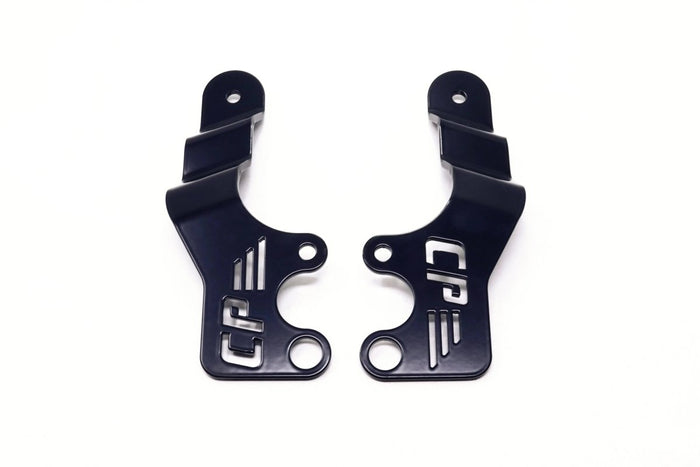 Crawford powder-coated hood light pod mounting brackets for 2019-2024 Subaru Forester