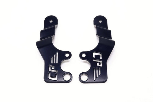 Crawford powder-coated hood light pod mounting brackets for 2019-2024 Subaru Forester