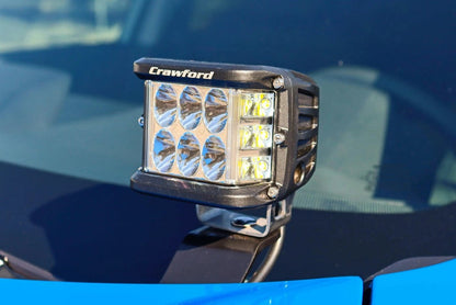 2019 - 2024 Subaru Forester Hood Light Pod Brackets Crawford Performance - Crawford Performance
