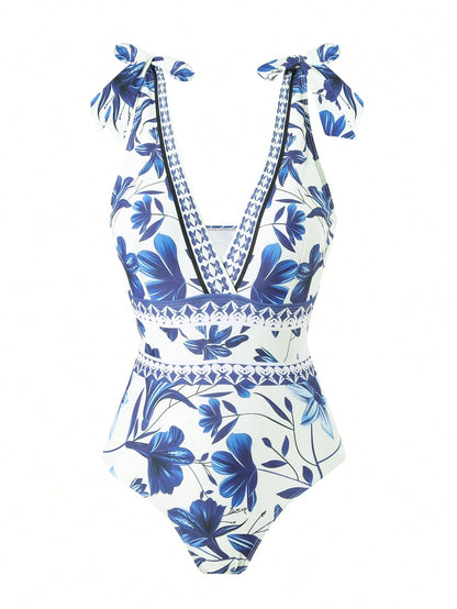 2024 New European And American Women One Piece Swimsuit Set With Long Skirt, Fashionable Slim Sexy Swimwear, For Summer Beach Vacation Elegant