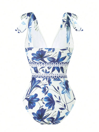 2024 New European And American Women One Piece Swimsuit Set With Long Skirt, Fashionable Slim Sexy Swimwear, For Summer Beach Vacation Elegant
