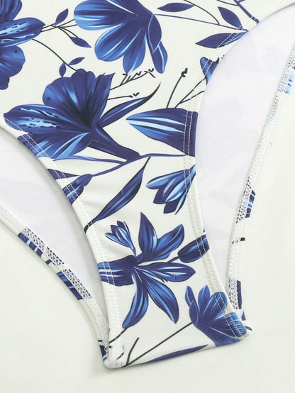 2024 New European And American Women One Piece Swimsuit Set With Long Skirt, Fashionable Slim Sexy Swimwear, For Summer Beach Vacation Elegant
