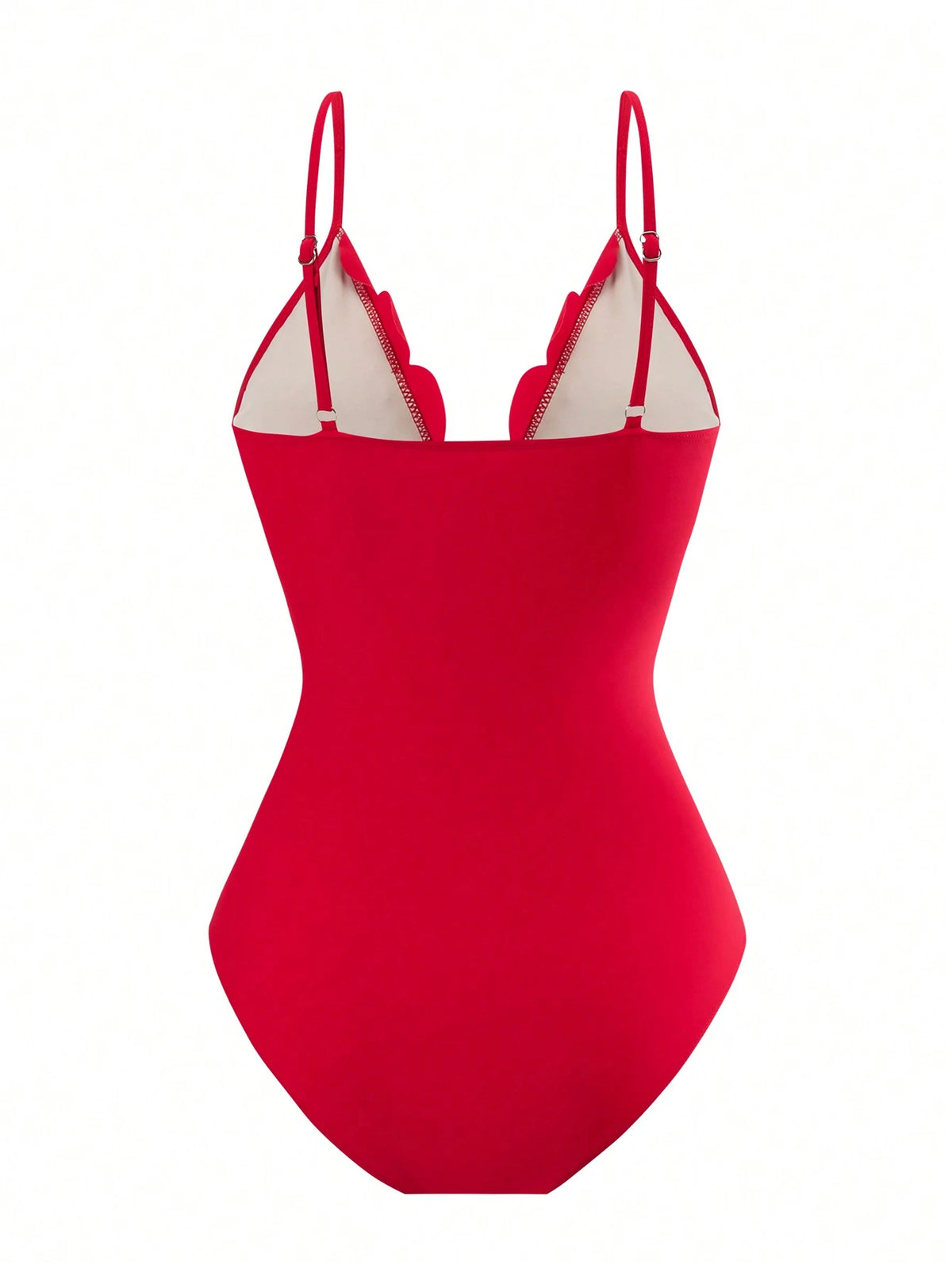 2025 New Arrival European & American Stylish One-Piece Swimwear + Cover Up Dress Set For Women Vacation Beach Summer Red