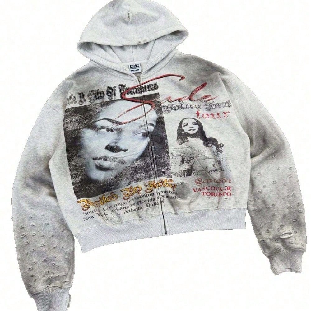2026 Unisex Retro High Street Hooded Cardigan- Diamond Print Winter Knit Sweater