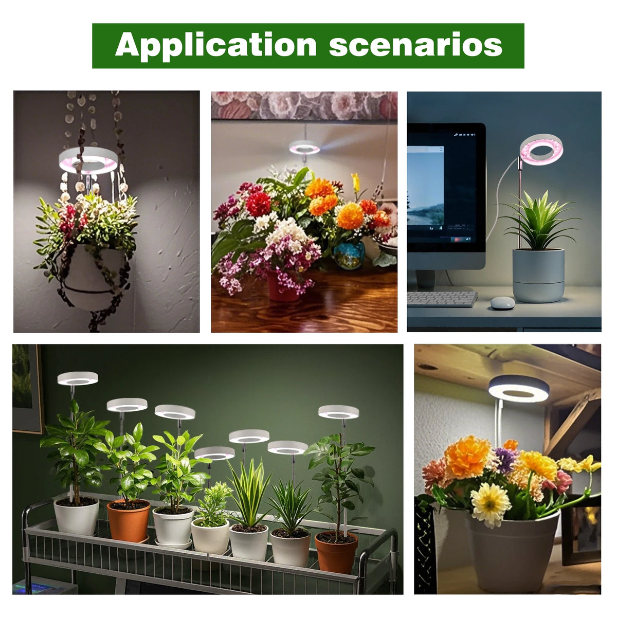 2pcs, Indoor Full Spectrum Grow Light For Plants, Plant Grow Lights, Indoor Imitation Sun Grow Lamp Suitable For Indoor Plant Fleshy Flowers And Small Plants, Promote Plant Growth, Height And Brightne