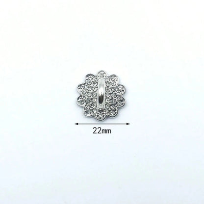 2pcs Metal Rhinestone DIY Phone Case Decor Accessories, Adhesive Pendant Base, Heart, Star, Flower Designs, Universal Hanging Hook