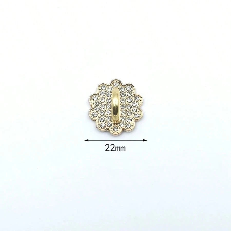 2pcs Metal Rhinestone DIY Phone Case Decor Accessories, Adhesive Pendant Base, Heart, Star, Flower Designs, Universal Hanging Hook