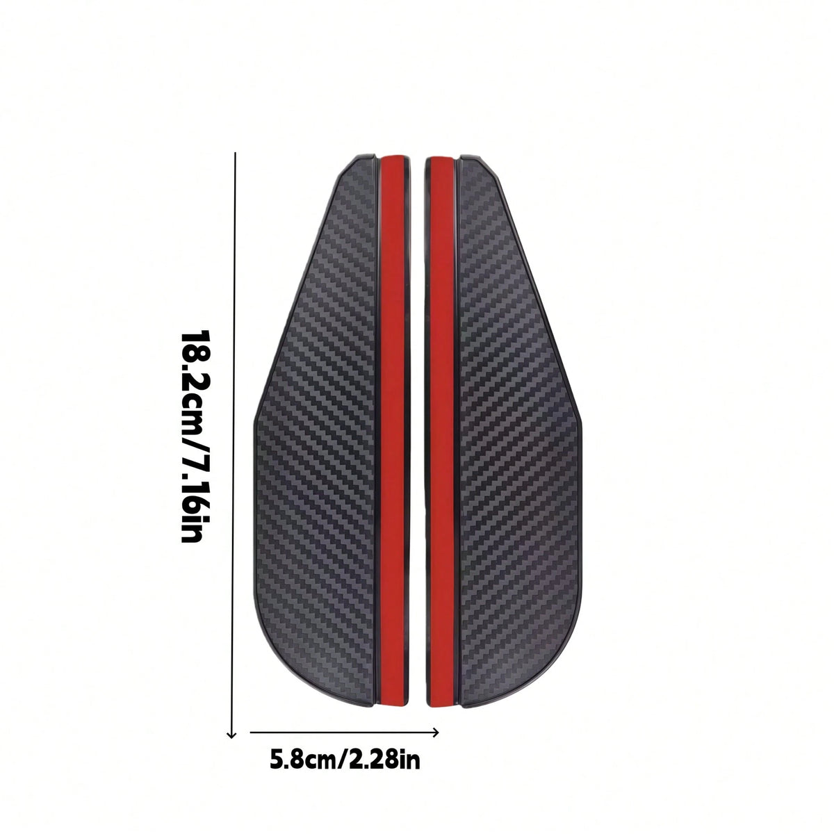 2pcs/Set Car Rearview Mirror Waterproof Protective Film, Transparent Rain-Proof Membrane, Auto Accessories