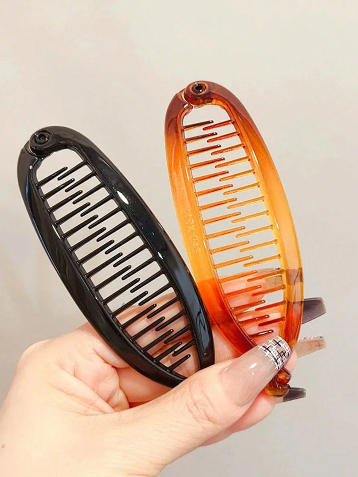 2pcs/Set Comb Wave Hair Clips, Beach Party Ponytail Clips, Hair Bun Maker, Banana Hair Clips Back To School Hair