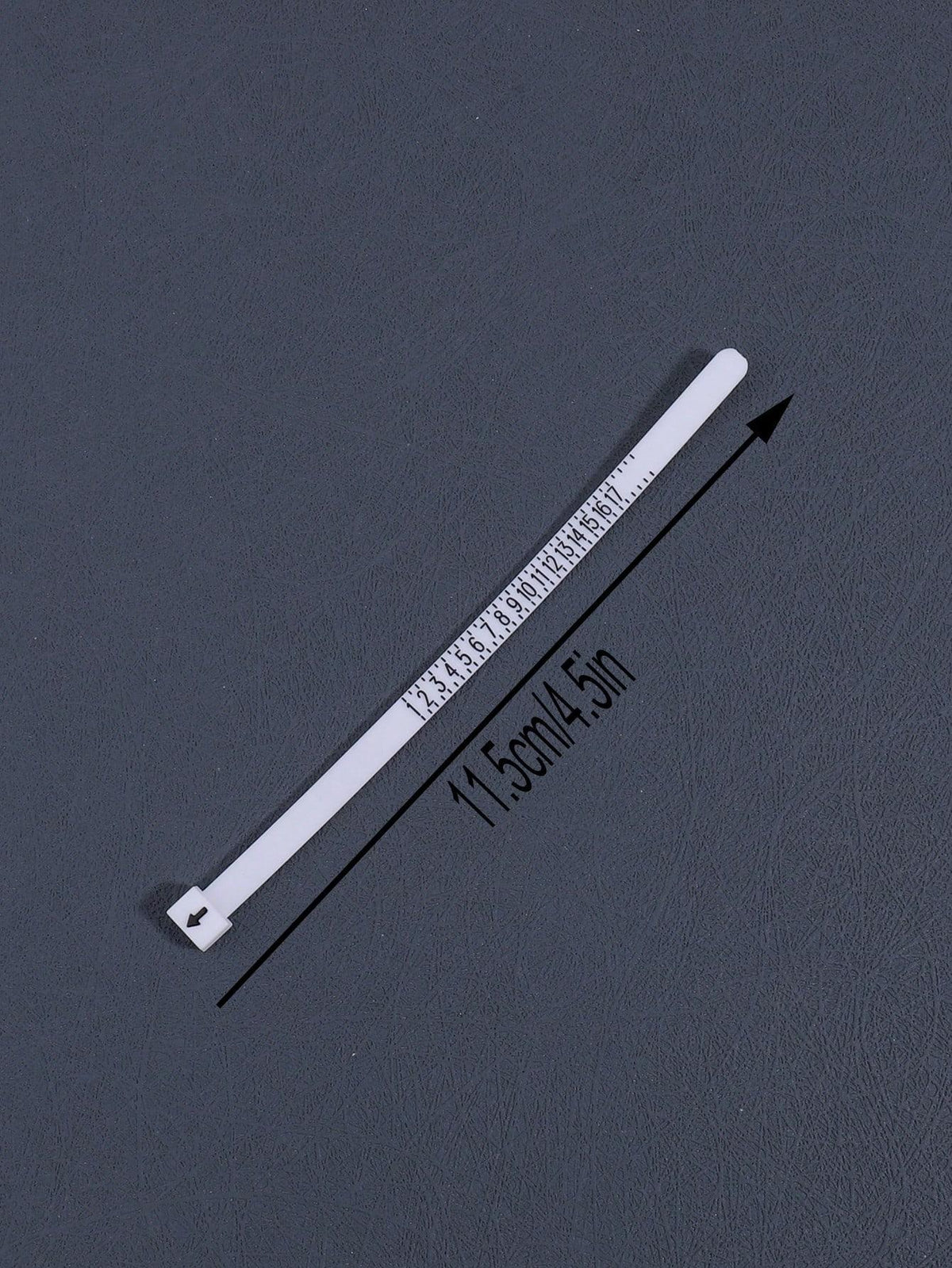 2pcs/Set Plastic Ring Measuring Ruler, Modern Ring Size Measuring For Home Tape Measure