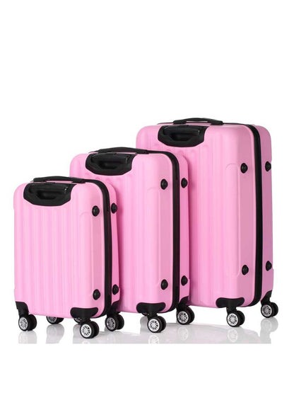 3-In-1 Multifunctional Large Capacity Traveling Storage Suitcase Luggage Pink