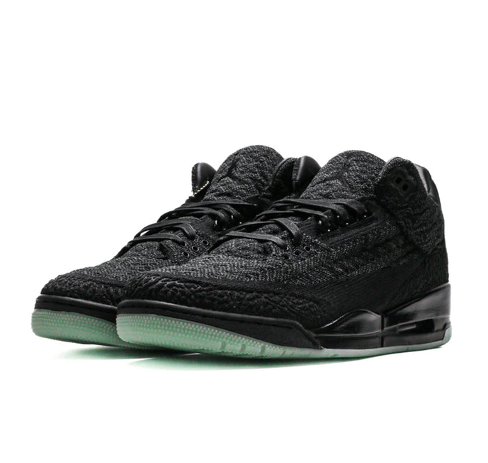 Jordan 3 Retro "Flyknit Black"