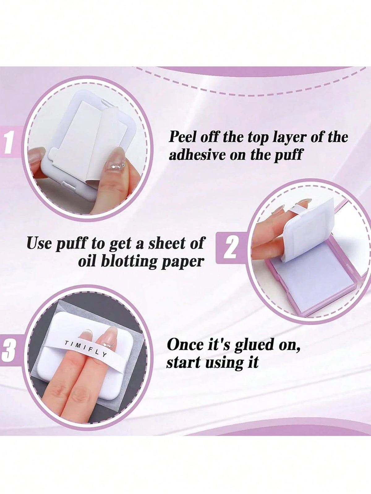 300/200/100PCS Facial Oil Control Paper + Square Powder Puff + 1 Mirror, Oil Absorption Control, Refreshing And Portable Facial Suction Cup, Can Absorb Excess Oil On The Face, Suitable For Men, Women