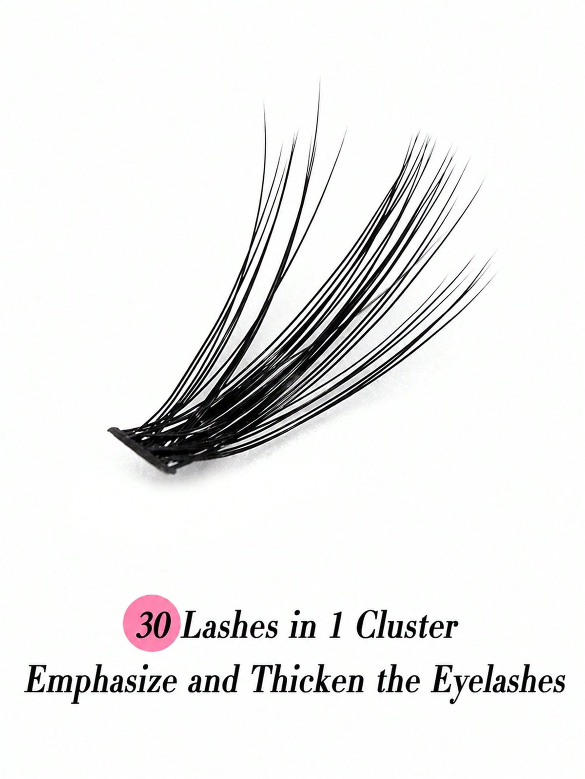 30D 80/140/200pcs 3D False Eyelashes 8-16mm Mixed Length 0.07C/D Curl 4/7/10 Rows Soft Natural Waterproof Lightweight Easy To Wear Suitable For Daily, Party Or Wedding Occasions Eyelash Clusters Bulk
