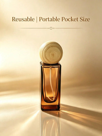 30ml Refillable Perfume Subpackage Spray Bottle, Portable Square Empty Glass Perfume Bottle With Funnel Dropper Tool Travel Mini Perfume Bottle, Daily Portable Reusable Suitable For Outdoor, Business