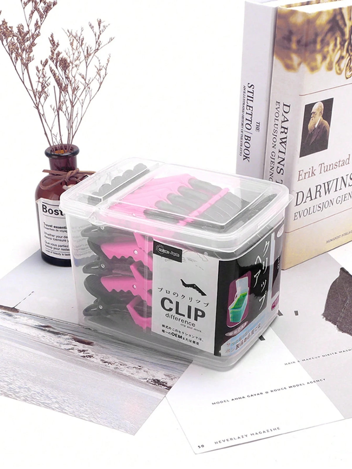30pcs/Box Hair Clips, Hair Clips, Claw Sectioning Clips, Salon Hair Styling Tools, Hairdresser Tools, Combs, Back Combs, Hairdressing Accessories, Hair Dryer, Hair, Hairdresser, Hairdressing Tools, Ha