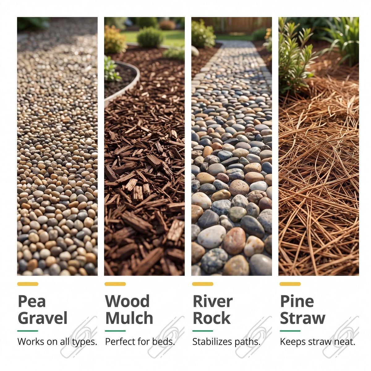 36ozMulch & Rock Glue- Advanced Landscape Stabilizer, Clear Gravel Binder For Mulch, Pea Gravel & Stones, Long-Lasting Weatherproof Adhesive, Prevents Washout For Outdoor Gardens & Yard Landscaping