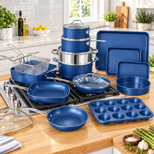 🔥 Summer Sale – 20-Piece Nonstick Cookware & Bakeware Set