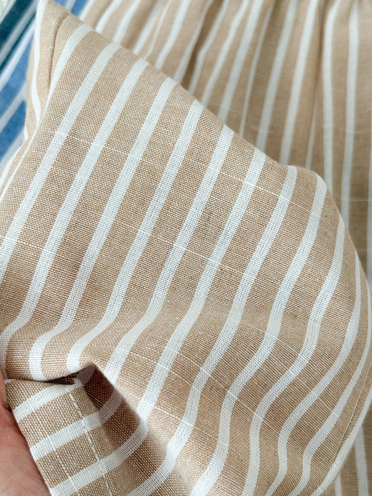 3pcs/Set Unisex Baby Clothes, Baby Boy Casual Cute Versatile Striped Ribbon Decor Elastic Waist Pants Set Baby Trousers Baby Boy Striped Pants