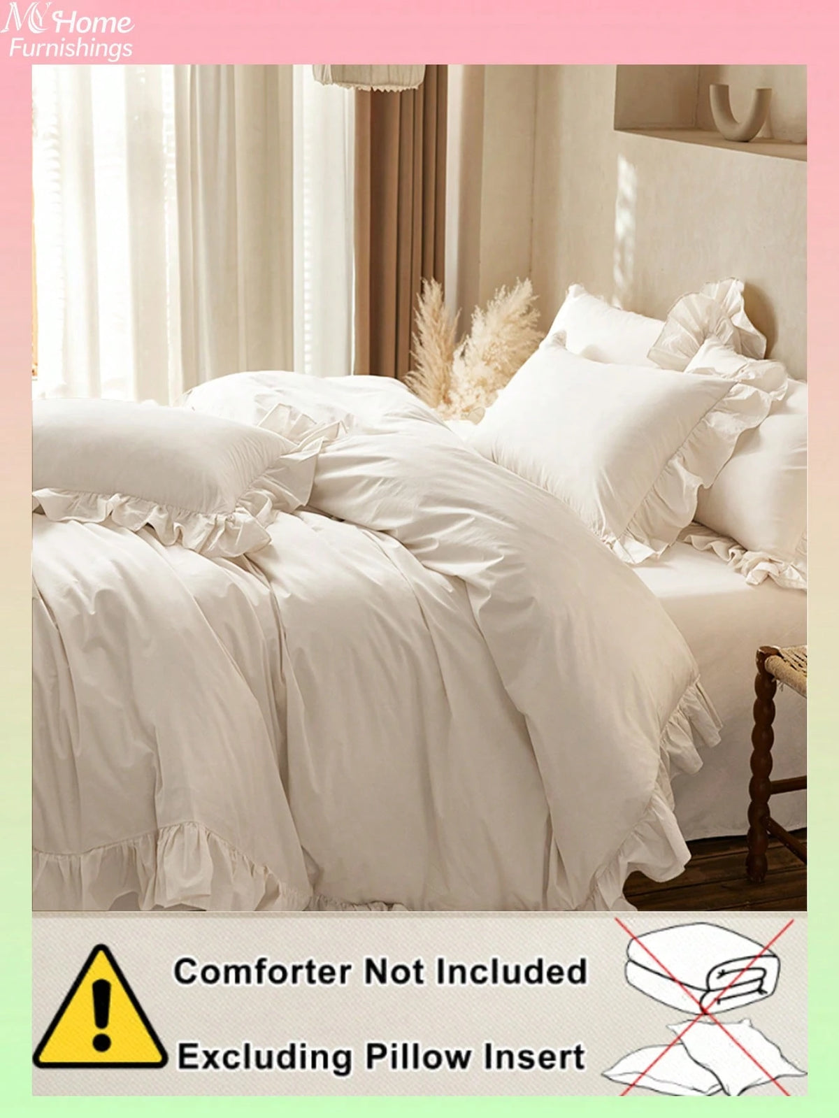 3pcs White Lace Bedding Set, 1 Duvet Cover And 2 Pillowcases, Dorm Bedding For Boys And Girls, Minimalist Fashion Home Decor, Soft And Comfortable Bedroom Bedding, Fashion Set, Machine Washable, No Fi