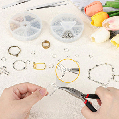 4/5/6/7/8/10mm Stainless Steel Open Jump Rings For Jewelry Making DIY Bracelet Earrings Necklace Connector Chain Rings