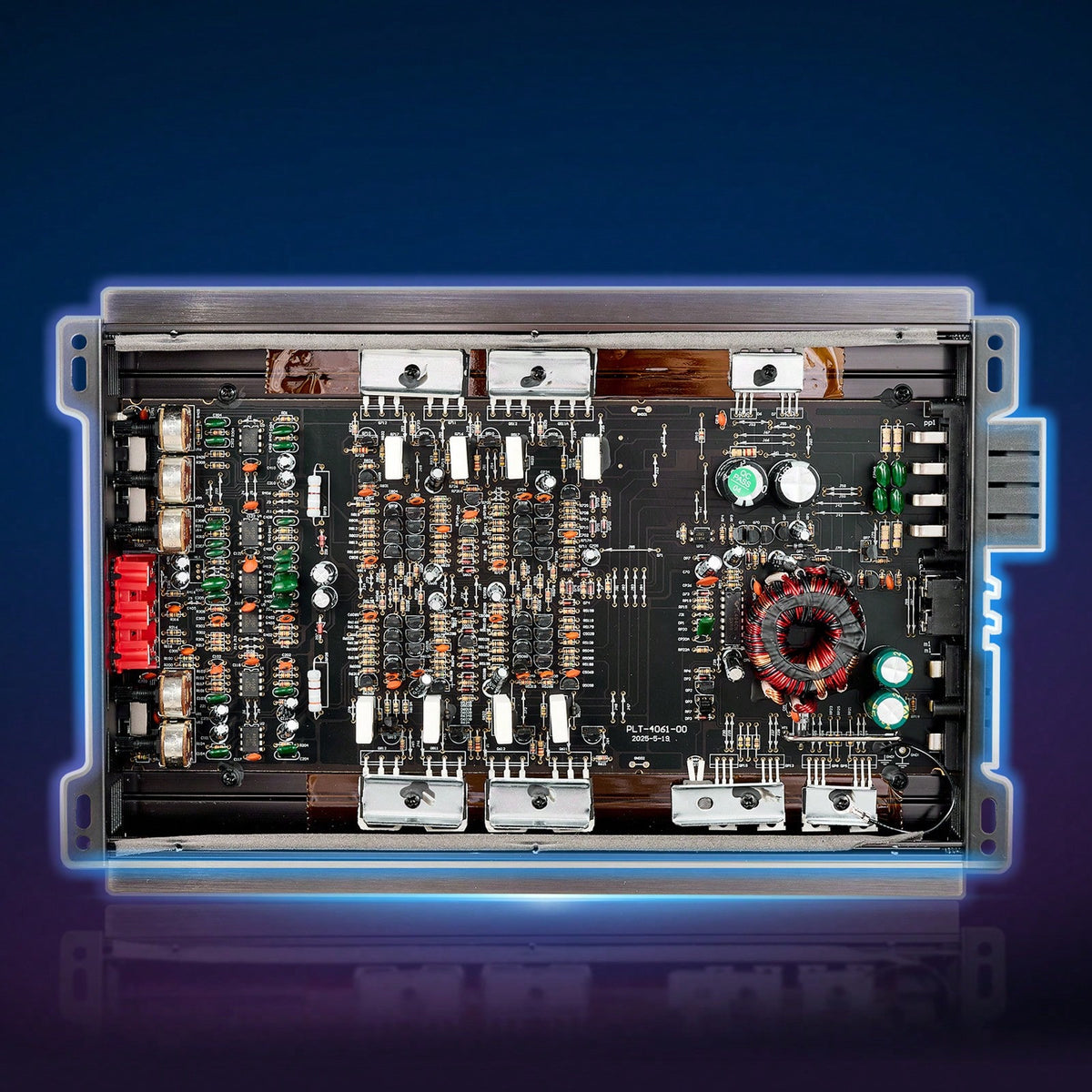 4 Channel Car Audio Amplifier 2 Ohm Stable Bridgeable Class A/B Full Range Amp Max Power 4 X 200W @ 4 Ohm/ 4 X 400W @ 2 Ohm For Car SUV Truck Off-Road