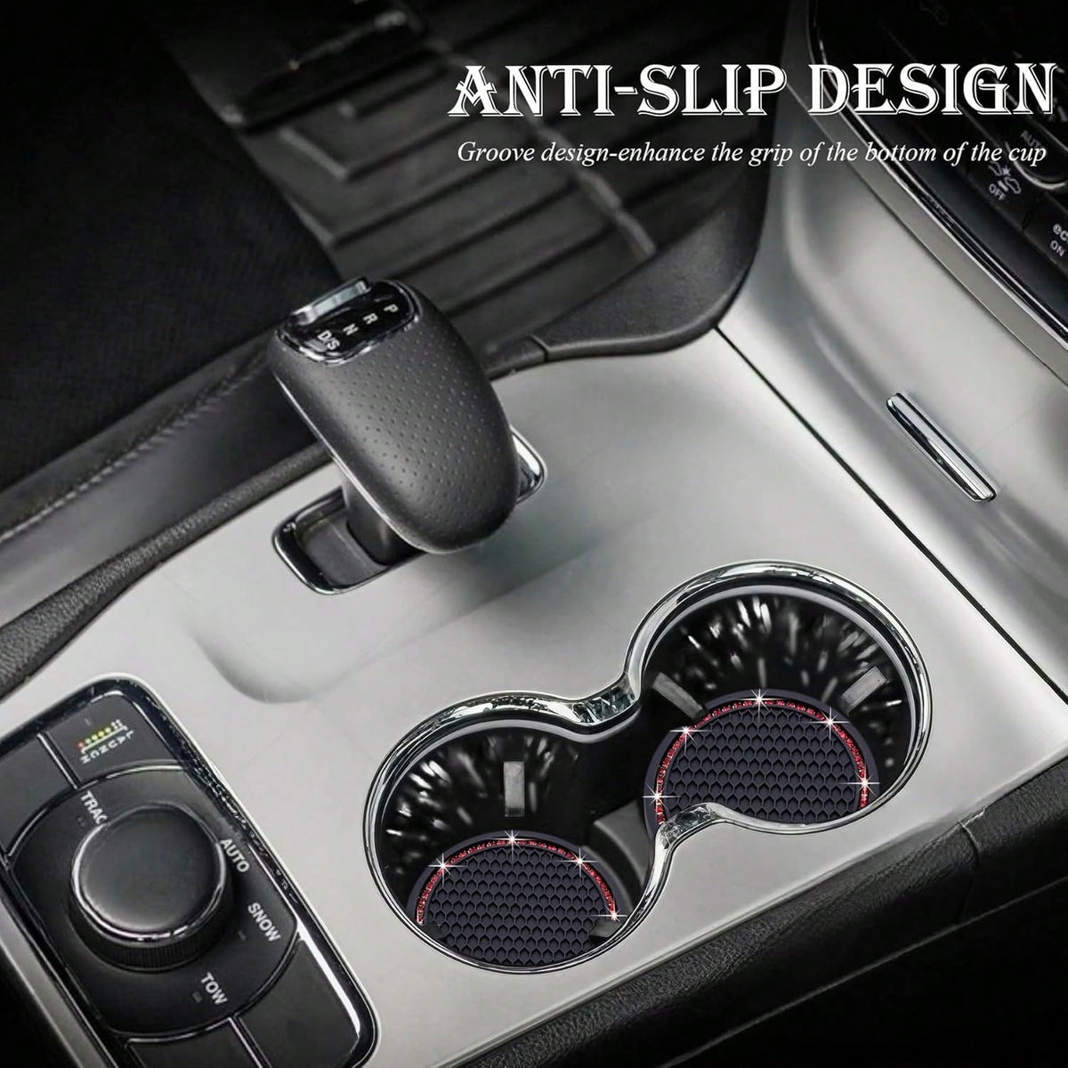 4pcs Car Cup Holder Coasters, Great Gift For Friends