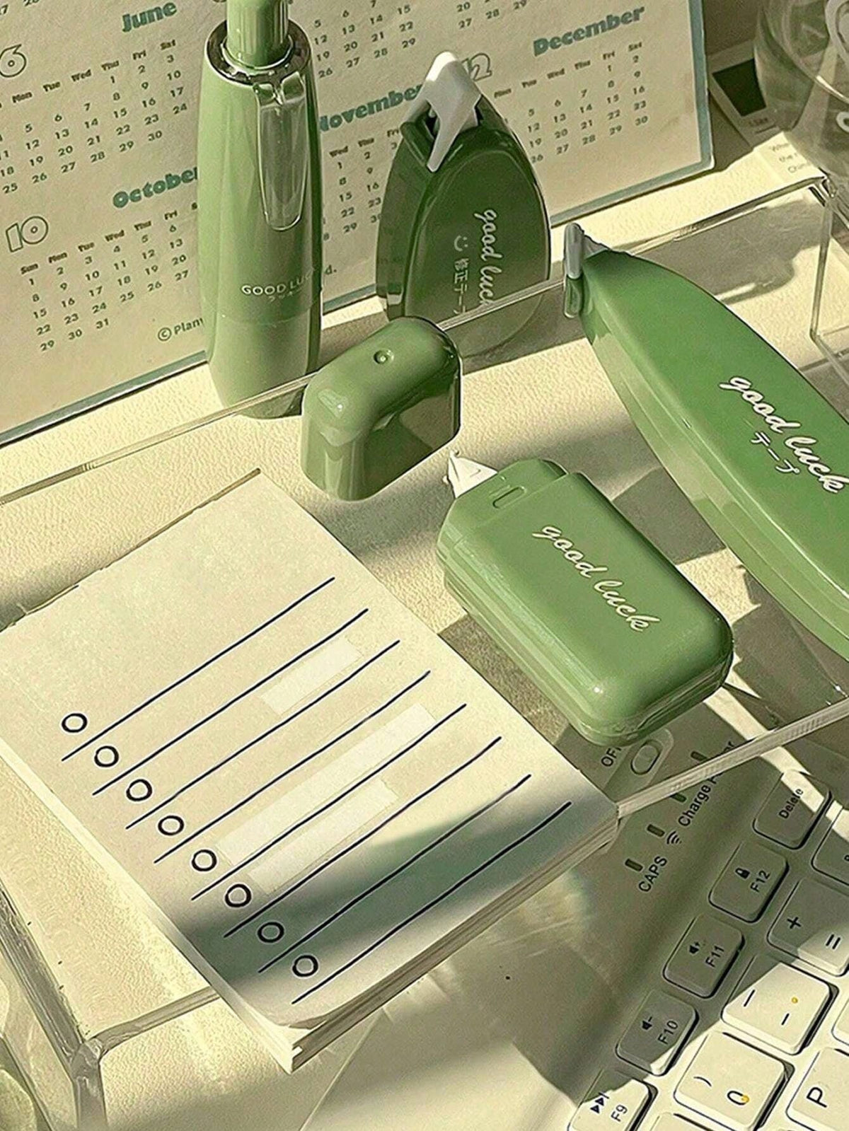 5 Packs Gradient Correction Tape Portable Student-Friendly Cute Stationery Eraser Smooth Modification Continuous Correction Pen