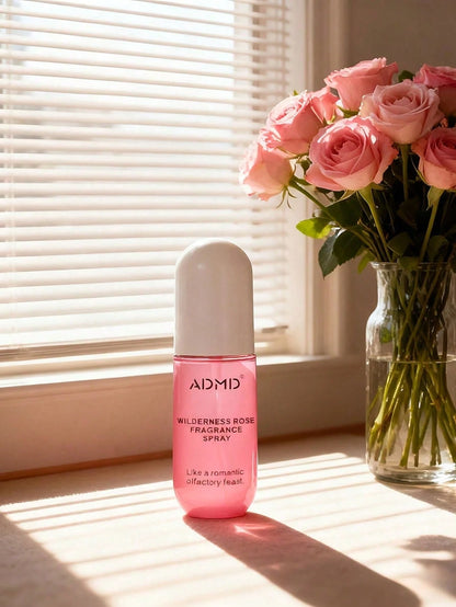 50ml ADMD Coconut Vanilla Fragrance Room Spray, Car Air Freshener- Emits Scents Of Coconut, Rose And Vanilla. Long-Lasting Fragrance, Portable Packaging Design For Easy Carrying. Suitable For Bedroom