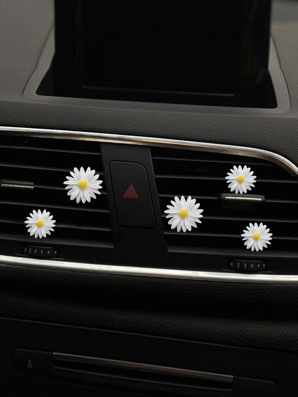 5pcs Flower Decor Car Air Outlet Clip