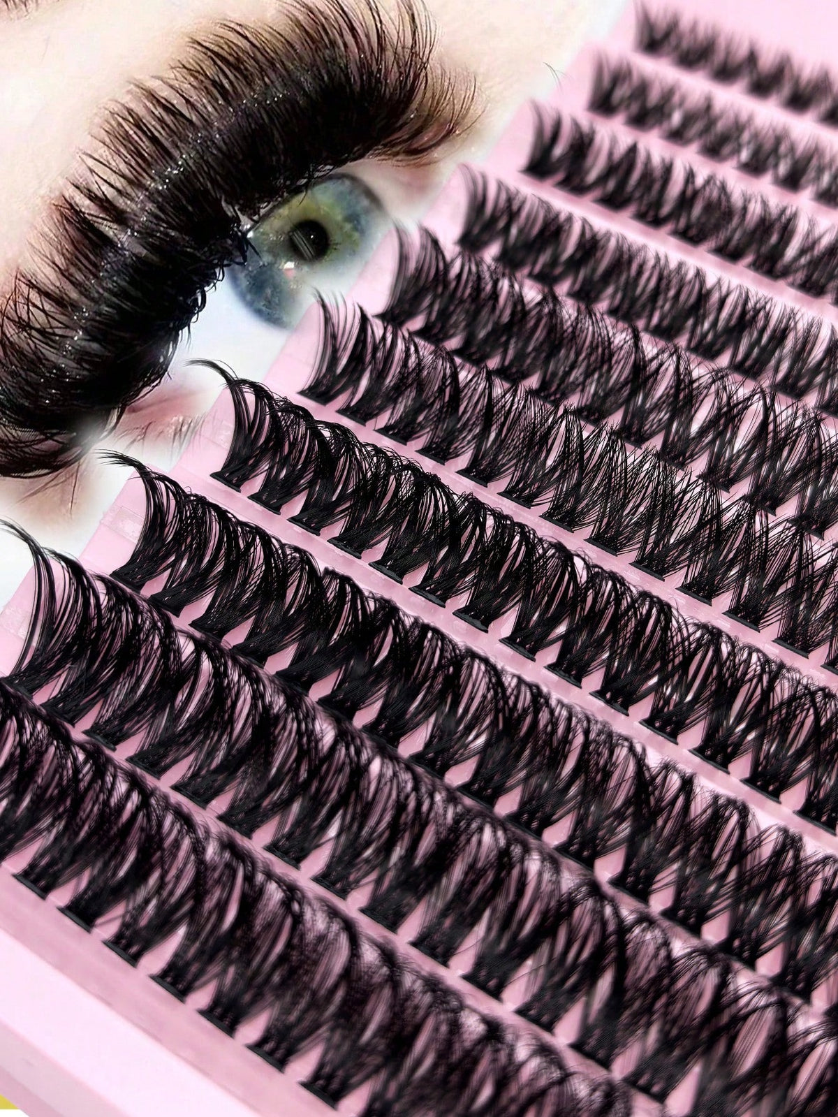 60D Natural Soft Curly Single Eyelash Extensions 8-16mm Mixed Length 0.07mm C/D 80/140/200pcs 3D Effect False Eyelashes, 4/7/10 Rows, Suitable For Light Makeup, Heavy Makeup And Daily Wear, Easy To Ca