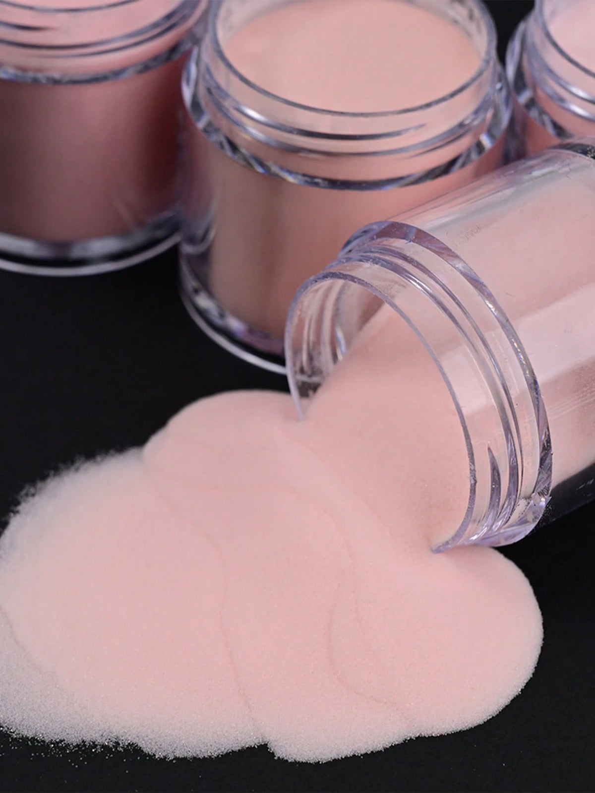 6pcs Acrylic Powder Set, Nude Pink Series High Gloss Acrylic Powder Set, Nail Art DIY Design, 6 Boxes Acrylic Nail 3D Sculpture French Manicure Extension & Nail Carving, Professional Polymer 3D Acryli