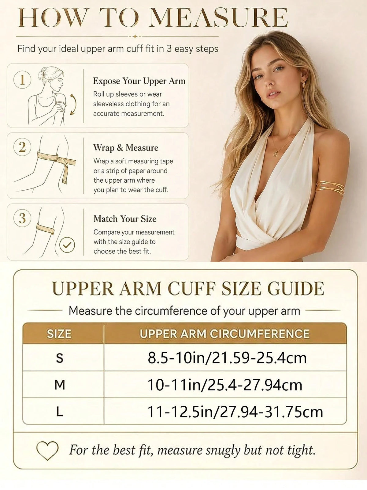 6pcs Set Large Size Adjustable Metal Arm Cuffs, Floral Butterfly Bee Elements, Personalized Layered Design, Plus Size Arm Bracelets