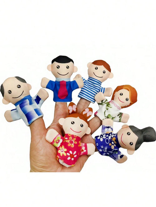 6pcs Set Of Finger Puppets For Interactive Family Storytelling And Playtime,Fun Desk Pet AccessoriesMemory Foam Party Favors, Prizes, Halloween Trick Or Treat, Halloween Party Favors Gift For Exchange