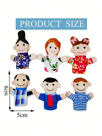 6pcs Set Of Finger Puppets For Interactive Family Storytelling And Playtime,Fun Desk Pet AccessoriesMemory Foam Party Favors, Prizes, Halloween Trick Or Treat, Halloween Party Favors Gift For Exchange