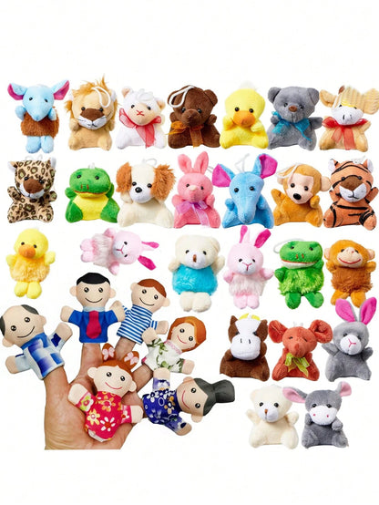 6pcs Set Of Finger Puppets For Interactive Family Storytelling And Playtime,Fun Desk Pet AccessoriesMemory Foam Party Favors, Prizes, Halloween Trick Or Treat, Halloween Party Favors Gift For Exchange
