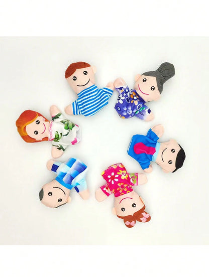 6pcs Set Of Finger Puppets For Interactive Family Storytelling And Playtime,Fun Desk Pet AccessoriesMemory Foam Party Favors, Prizes, Halloween Trick Or Treat, Halloween Party Favors Gift For Exchange