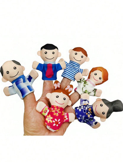 6pcs Set Of Finger Puppets For Interactive Family Storytelling And Playtime,Fun Desk Pet AccessoriesMemory Foam Party Favors, Prizes, Halloween Trick Or Treat, Halloween Party Favors Gift For Exchange