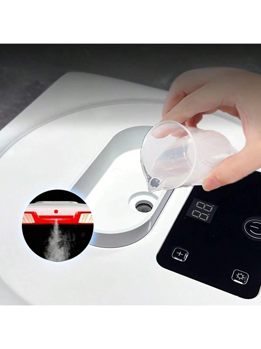 7-In-1 LED Photon Therapy Facial Mask, Foldable Light-Activated Face Steamer Mist Mask, Spa Facial And Neck/Body Beauty Device For Salon And Home Use