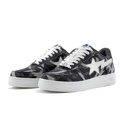 A Bathing Ape Bape Sta Low "CLOT Gray Digital Camo"