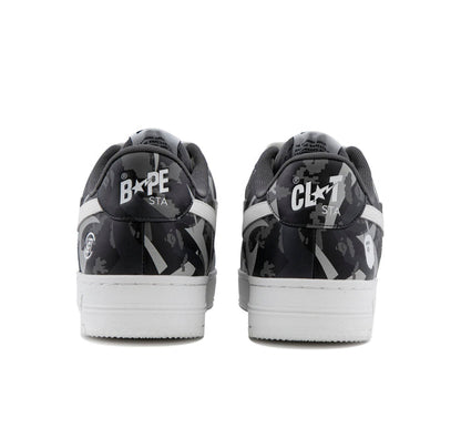 A Bathing Ape Bape Sta Low "CLOT Gray Digital Camo"